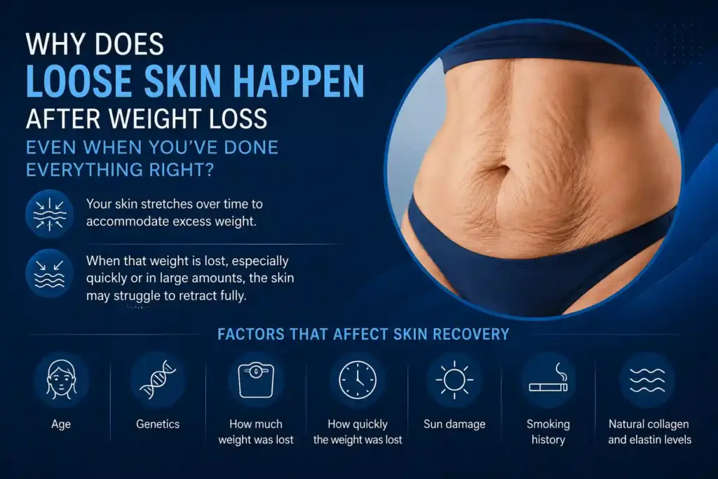Why Does Loose Skin Happen After Weight Loss Even When You’ve Done Everything Right Ilkeston?
